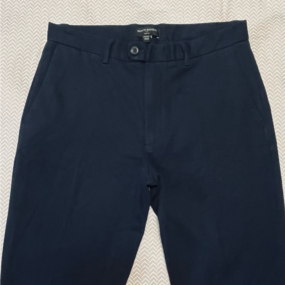 Banana Republic Blue Dress Pants with Textured Fabric